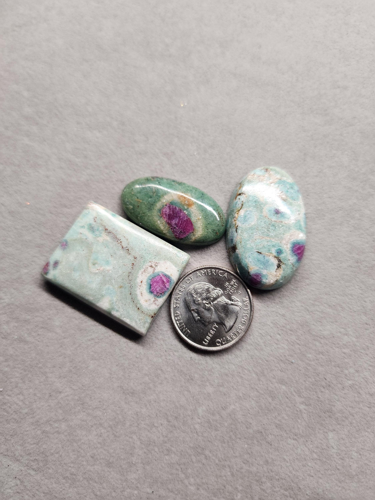 Bulk Lot | Natural Ruby in Fuchsite Cabochons