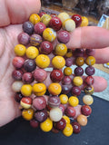 Natural Mookaite Jasper 8mm Stretch Bracelet