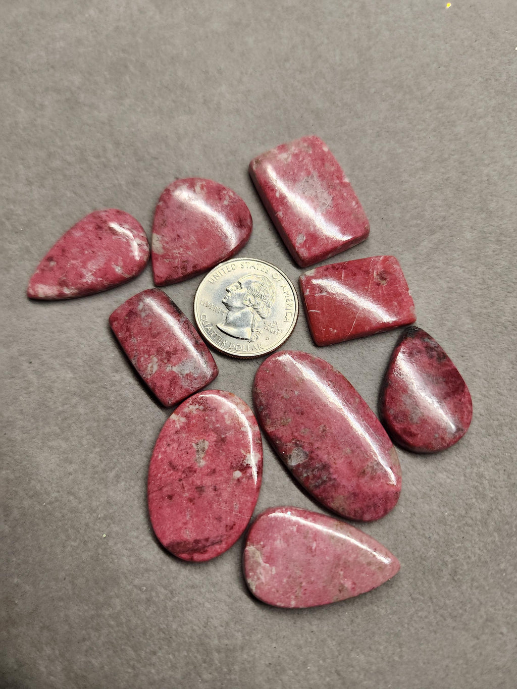 Bulk Lot | Natural Thulite Cabochons