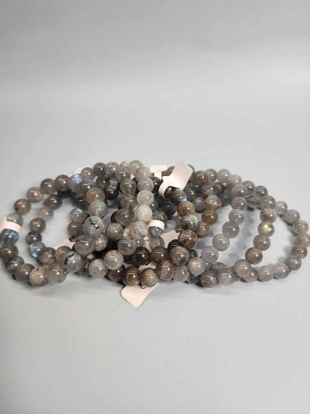 Natural Labradorite 9-10mm Stretch Bracelet