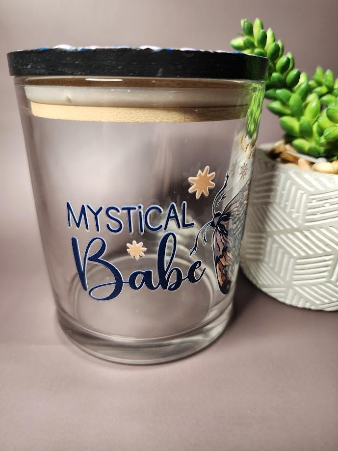Mystical Babe Moth Mandala Stash Jar