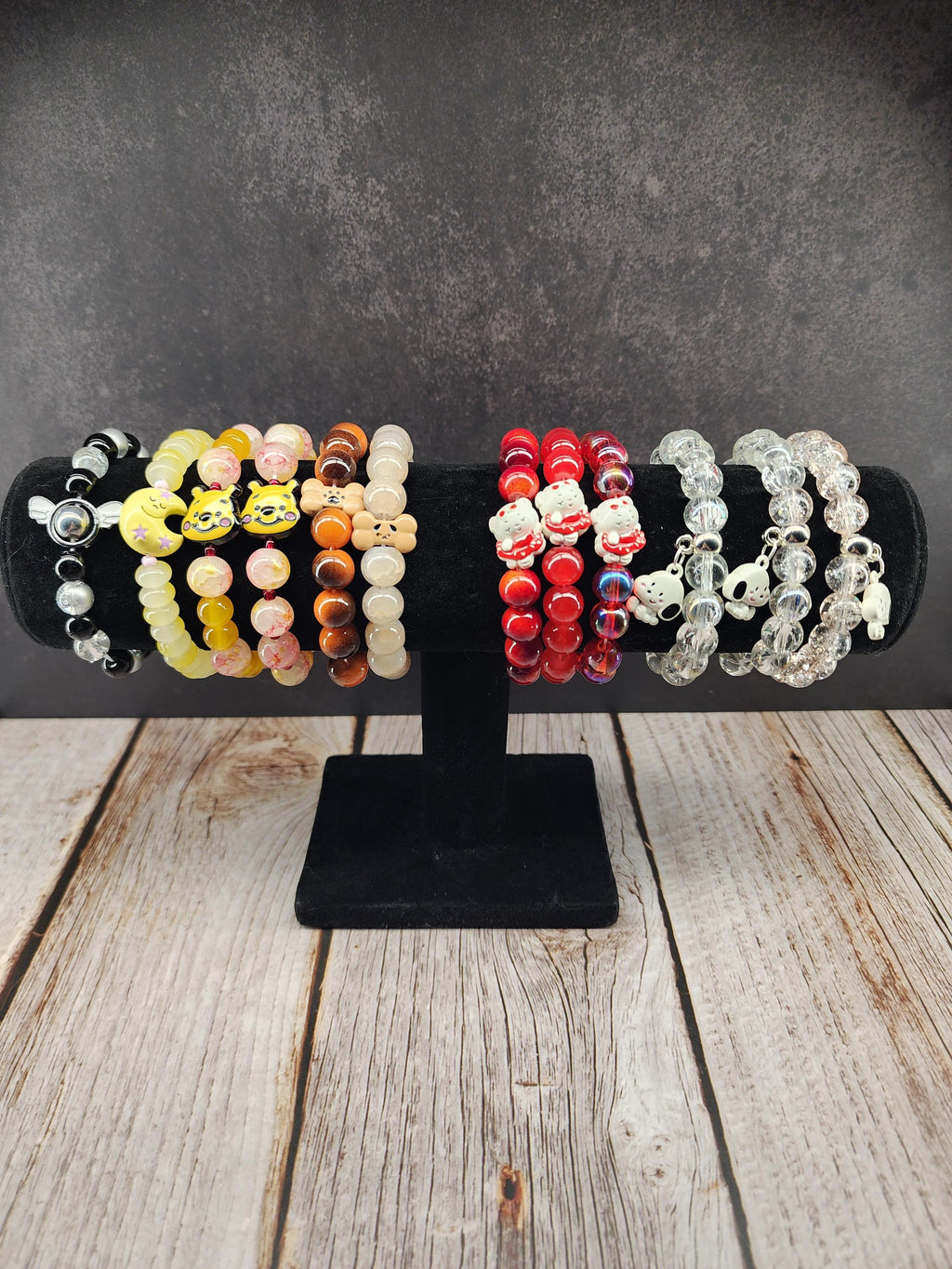 Kid Bracelets | Red, Orange, Yellow Black or White