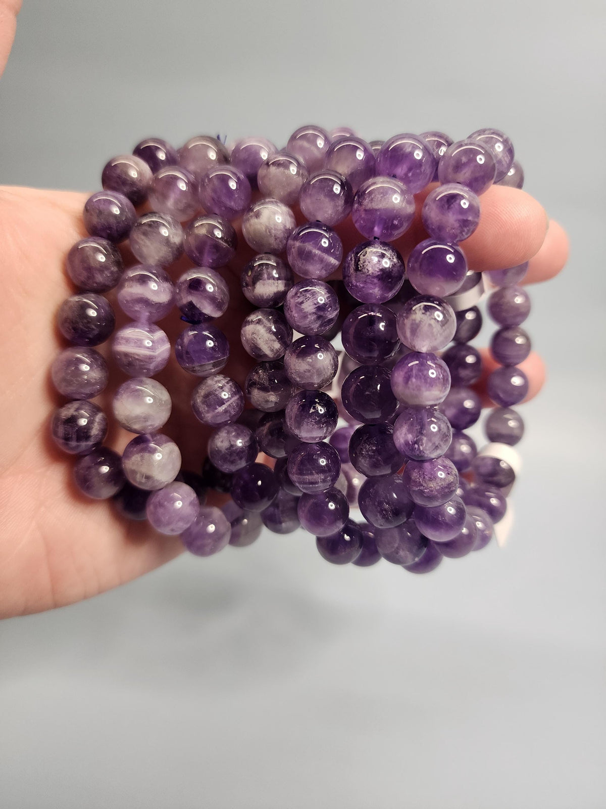 Natural Dream Amethyst 10mm Stretch Bracelet