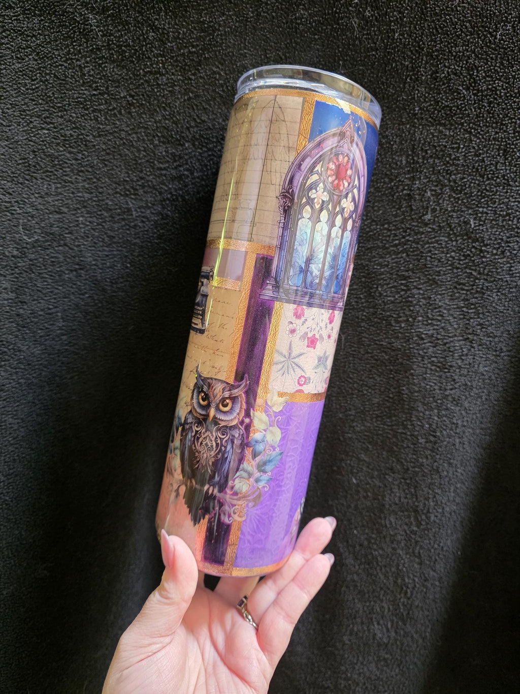 Junk Journal Tumbler | 30oz Skinny Stainless Steel Epoxy Tumbler