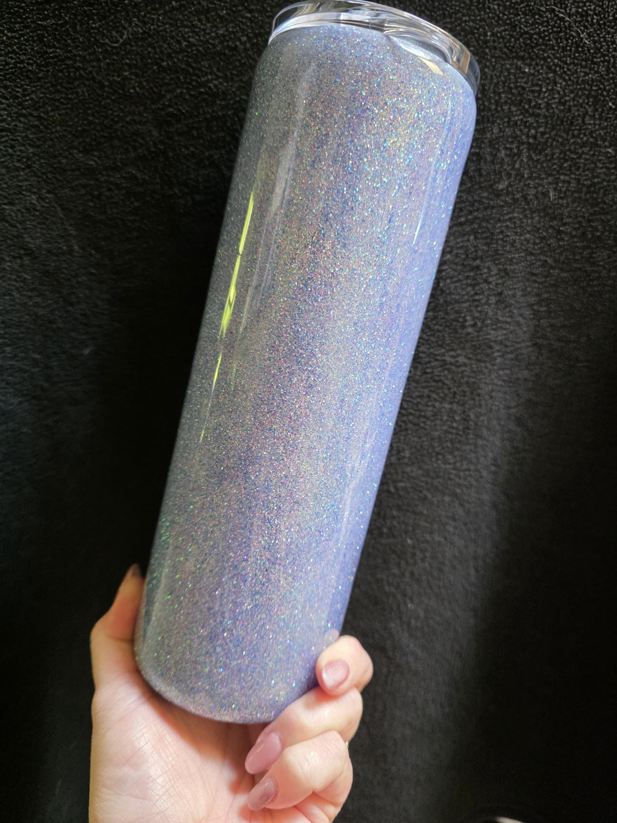 Purple Flowers | 30oz Skinny Stainless Steel Epoxy Tumbler