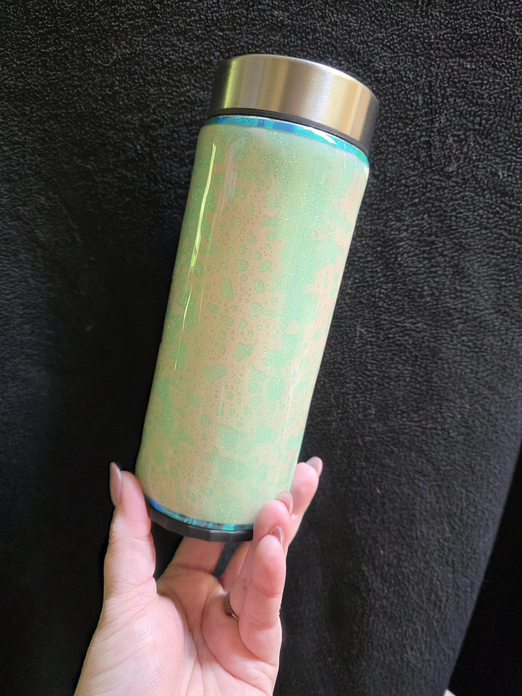Sea Turtle | 12oz Skinny Stainless Steel Epoxy Can Cooler