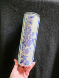 Blue China Pattern | 30oz Skinny Stainless Steel Epoxy Tumbler