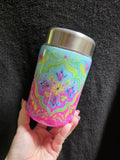 Mandala Tile | 17oz Stainless Steel Epoxy Food Jar