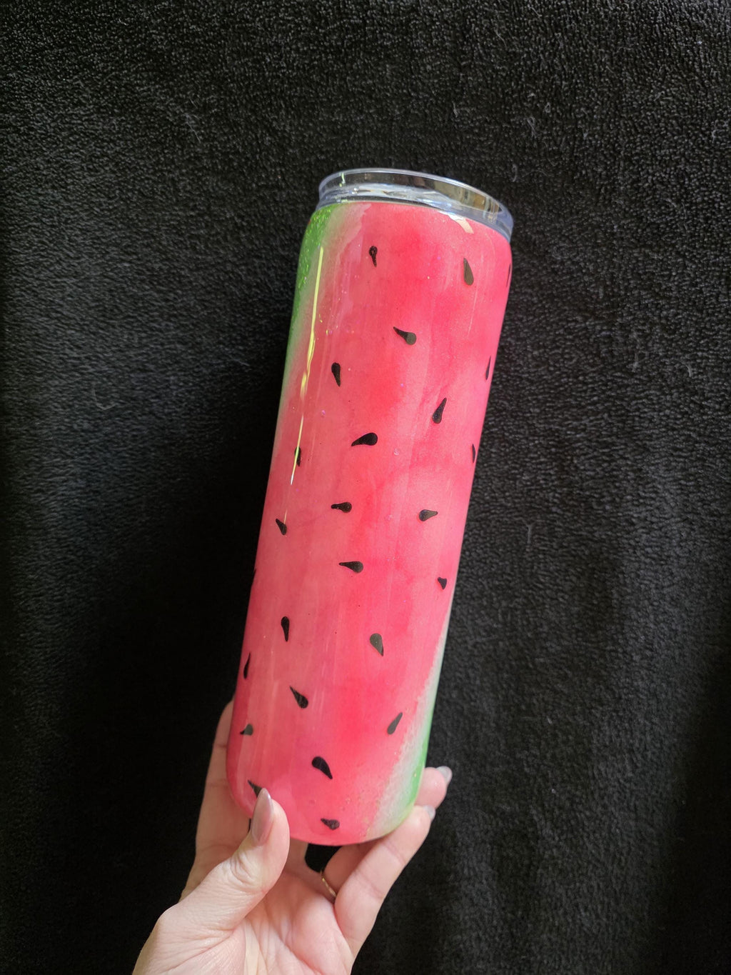 Watermelon Pop | 30oz Skinny Stainless Steel Epoxy Tumbler