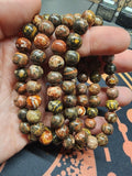 Natural Leopard Skin Jasper 8mm Stretch Bracelet