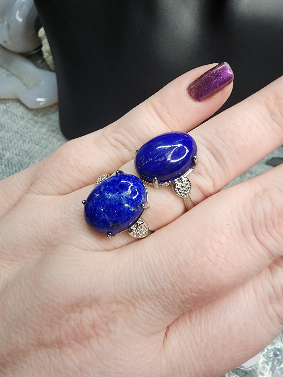 Natural Lapis Lazuli Rings