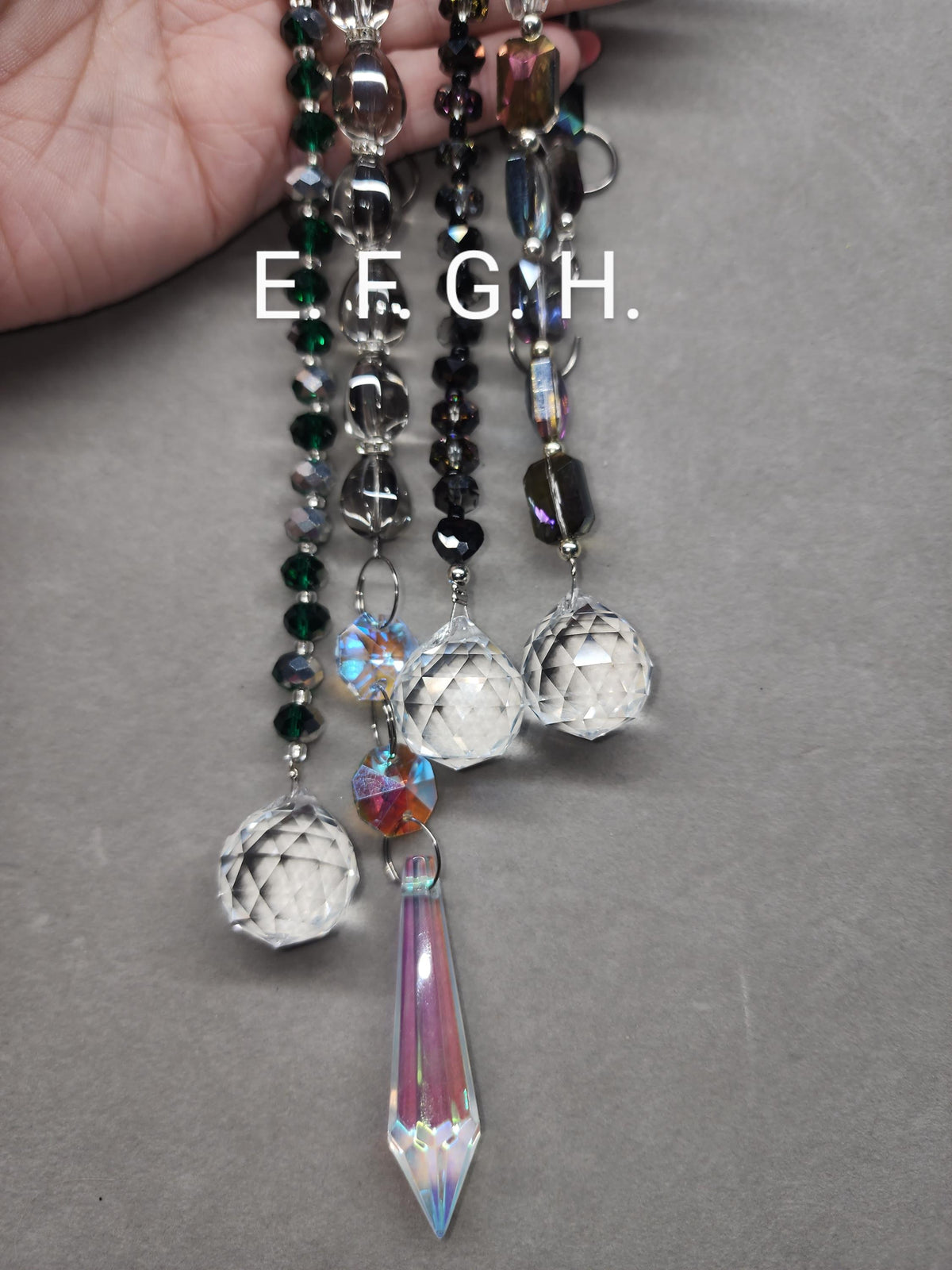 Glass Single Strand Suncatchers