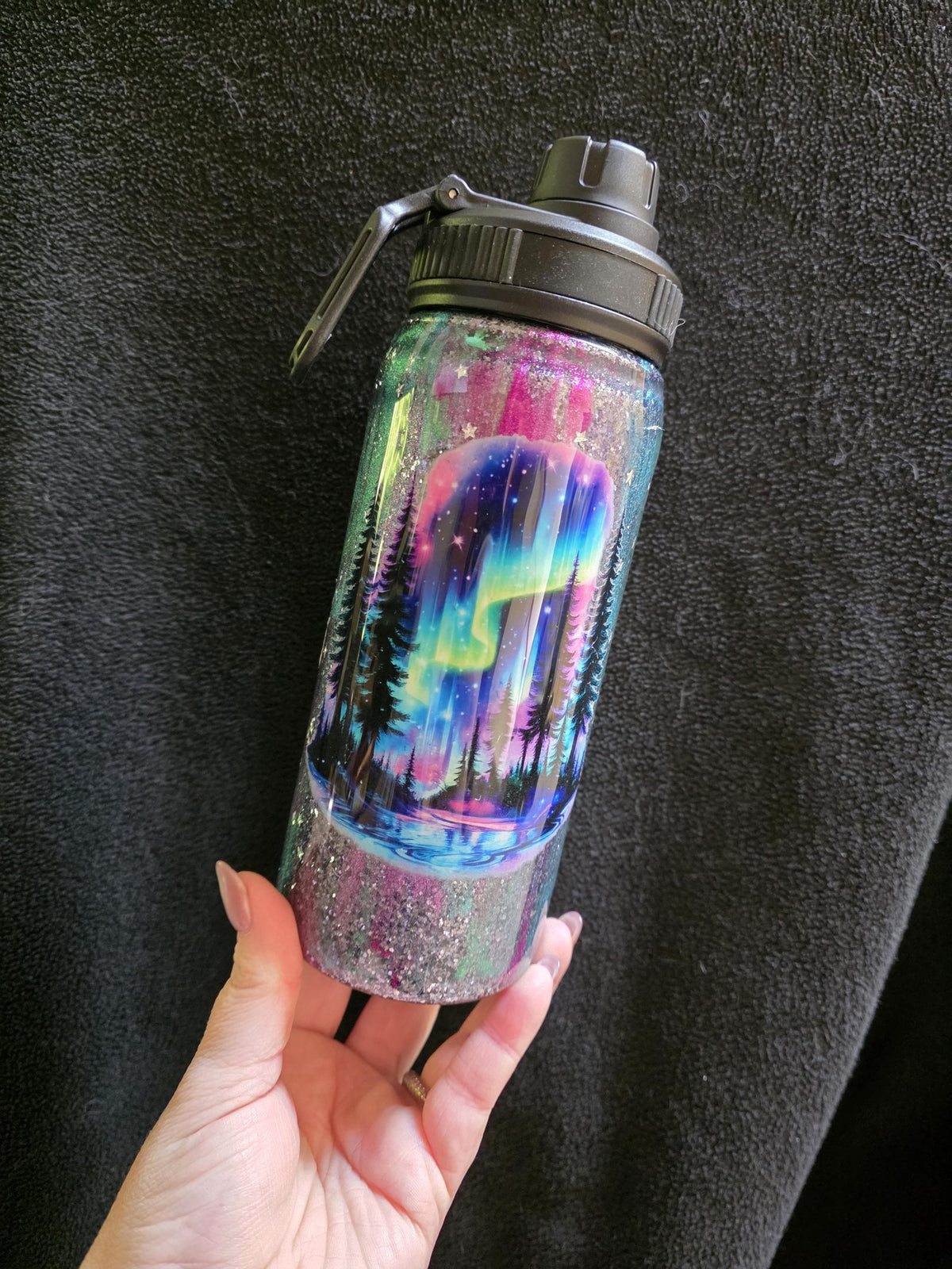 Northern Lights - Glow In The Dark | 18oz Duo Hydro Stainless Steel Epoxy Tumbler