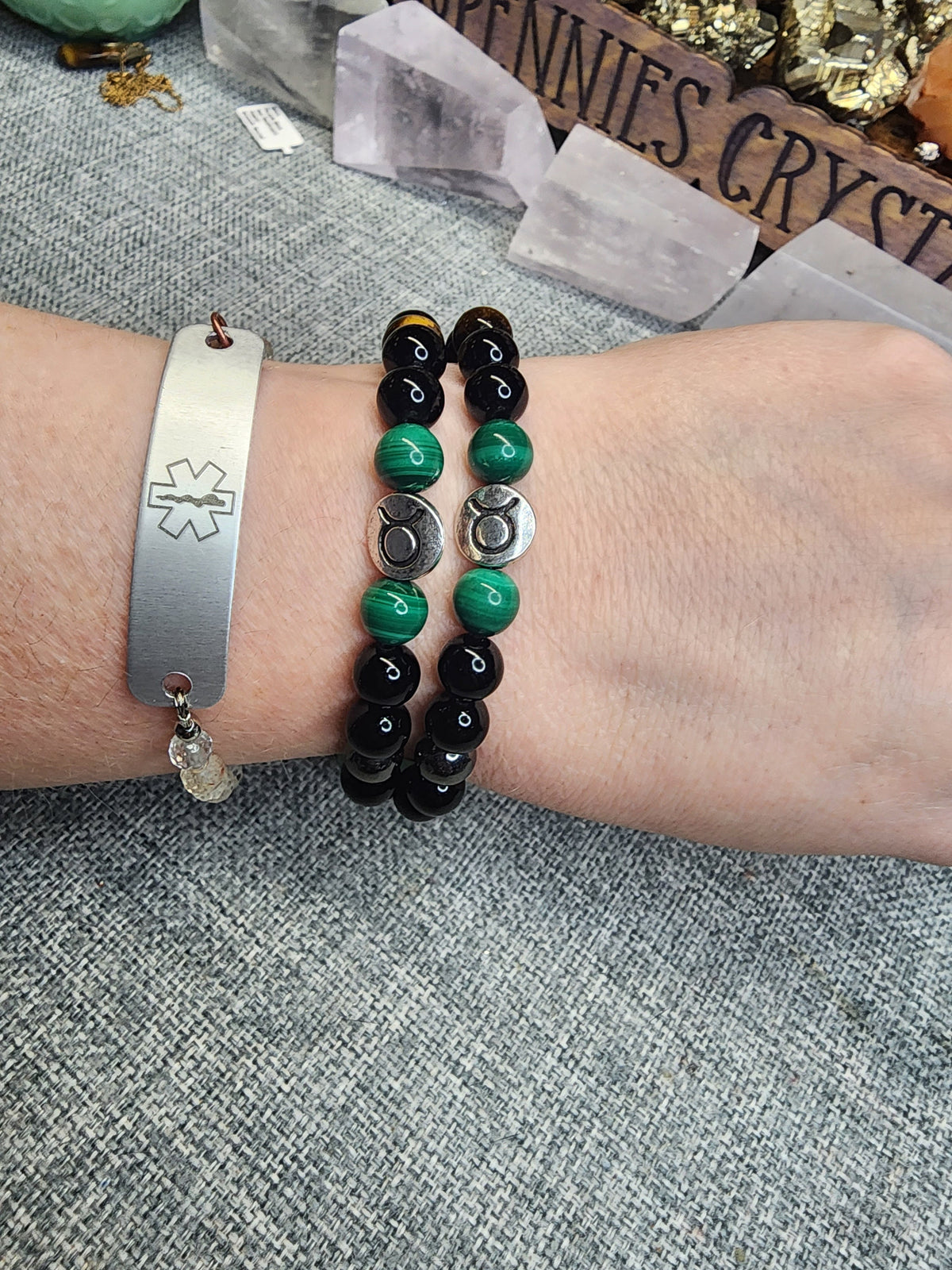 Zodiac Taurus 8mm Stretch Bracelet
