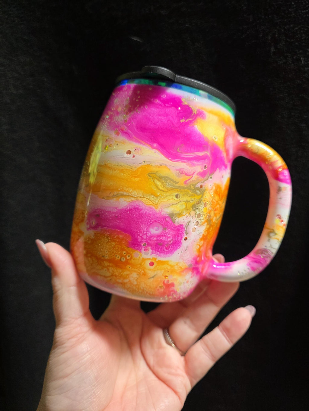 Sea Turtle Mug  | 14oz Coffee Mug Stainless Steel Epoxy Mug