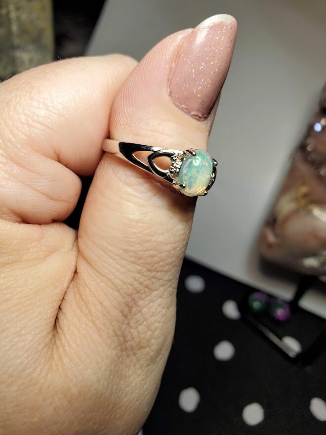 Natural Opal Ring