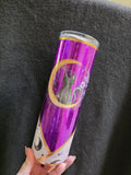 Purple Cat & Moon | 30oz Skinny Stainless Steel Epoxy Tumbler