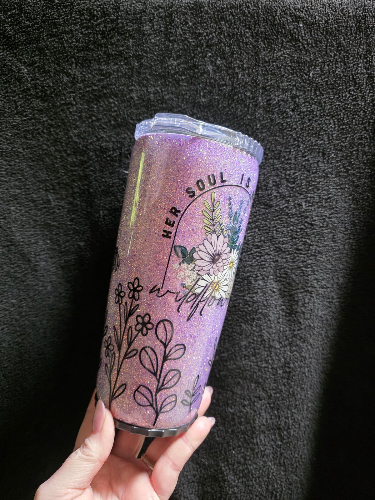 Wildflowers | 20oz Stainless Steel Tapered Strawbler Epoxy Tumbler