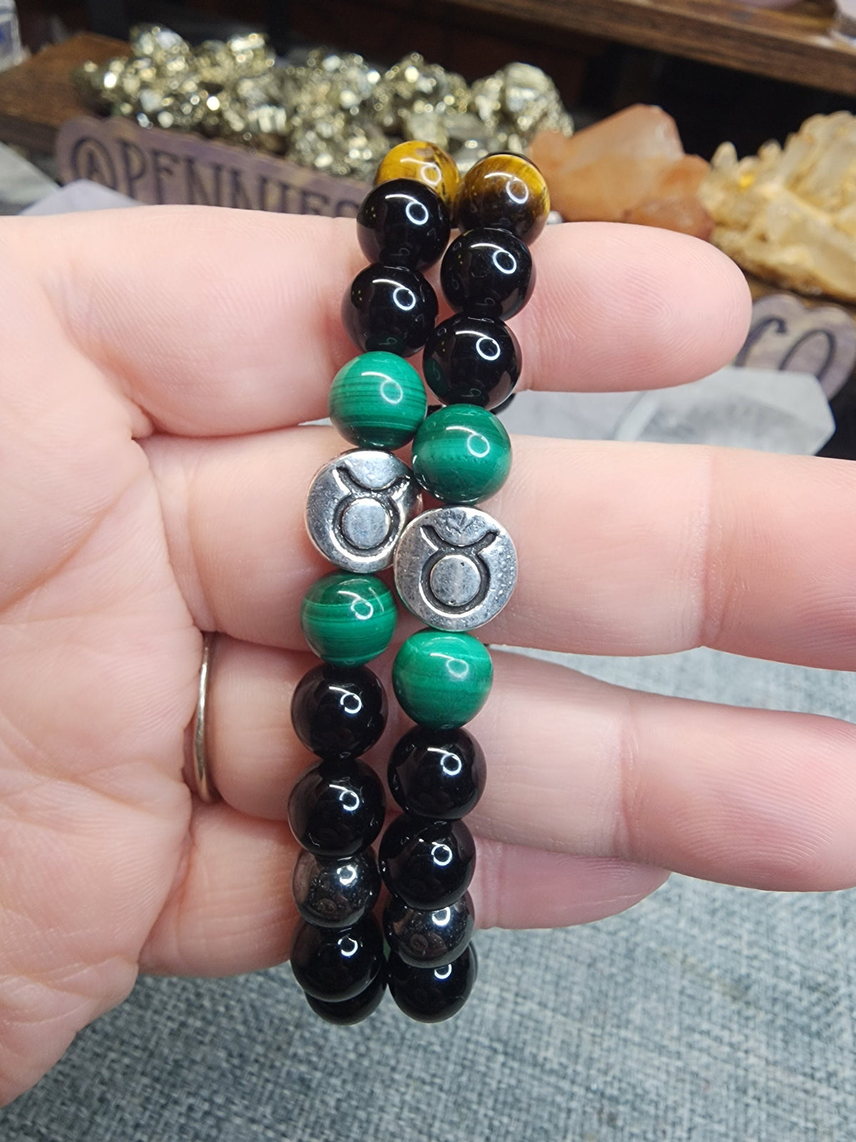Zodiac Taurus 8mm Stretch Bracelet