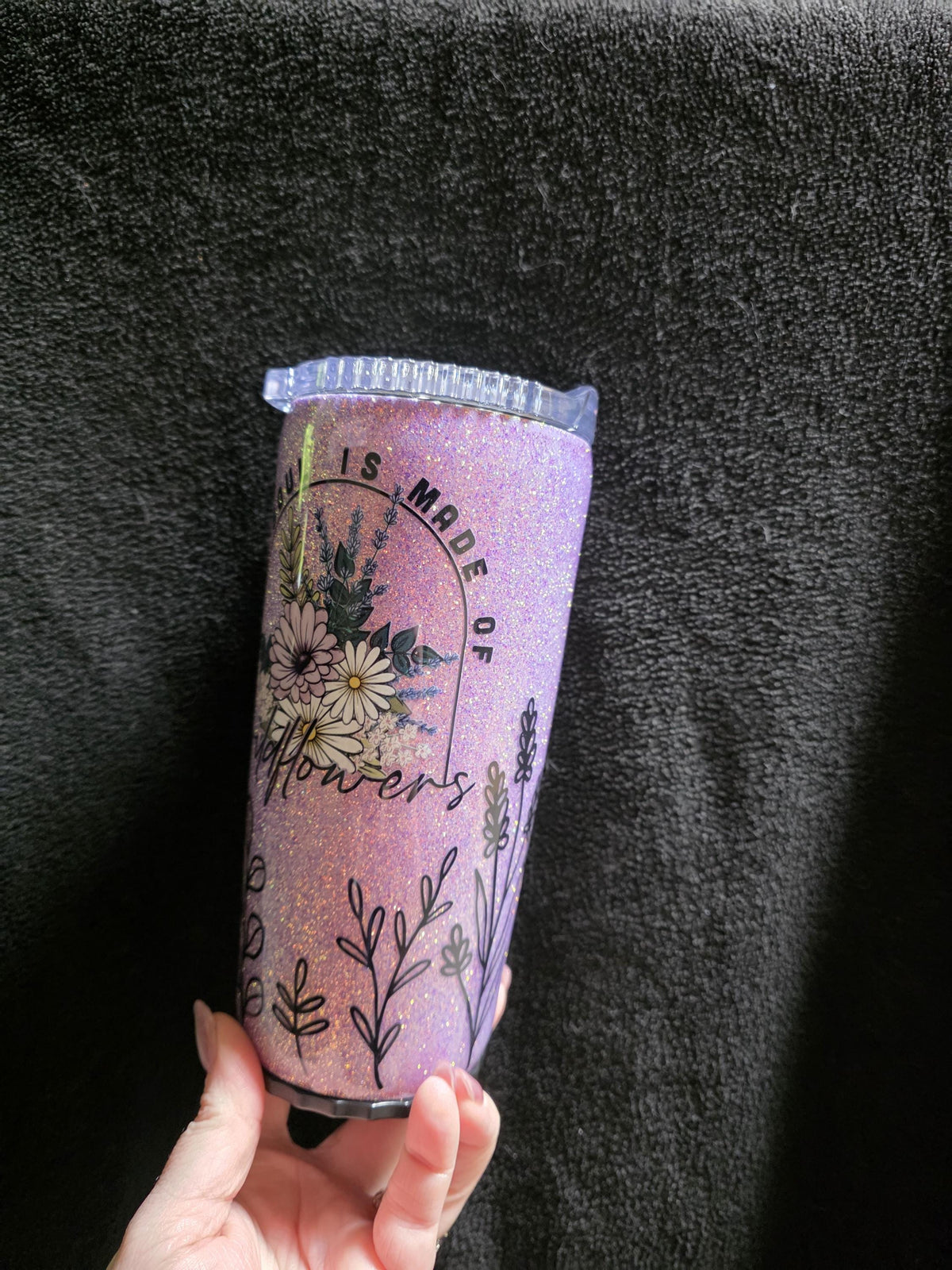 Wildflowers | 20oz Stainless Steel Tapered Strawbler Epoxy Tumbler