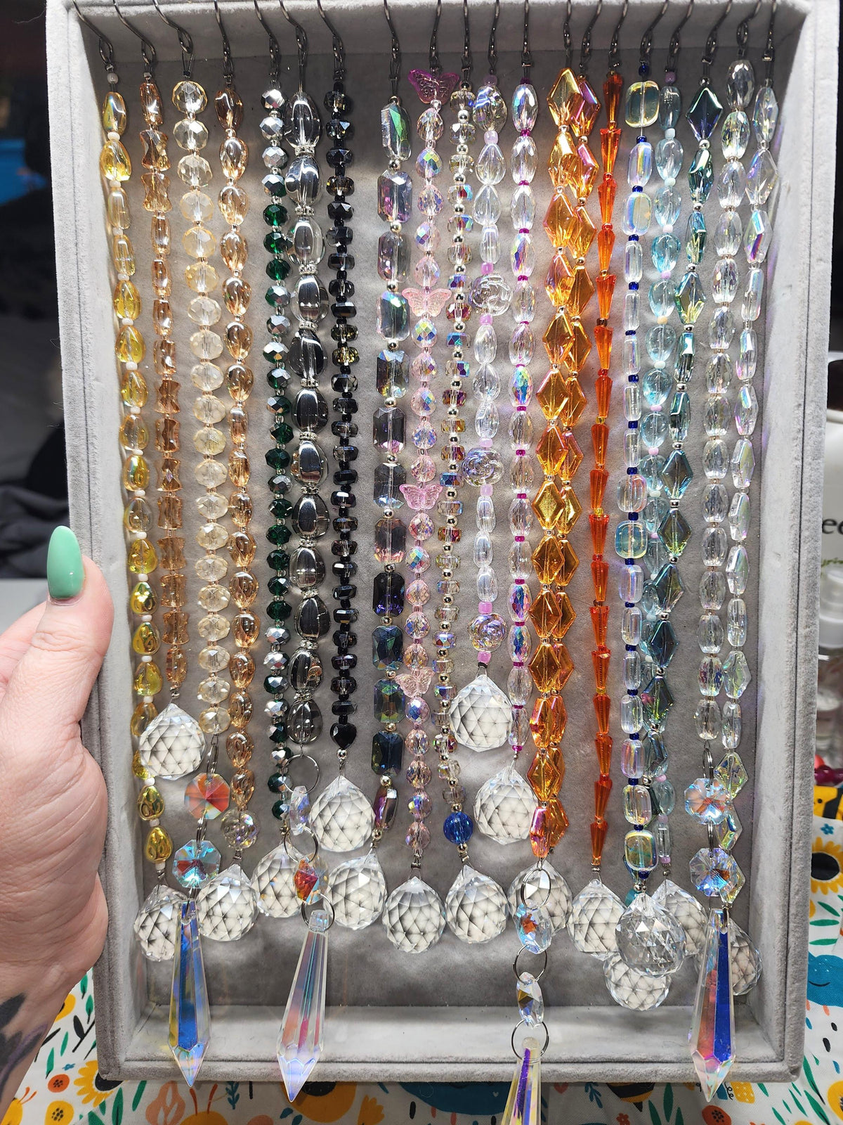 Glass Single Strand Suncatchers