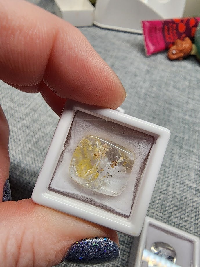 Bulk Lot | Natural Included Topaz Cabochons